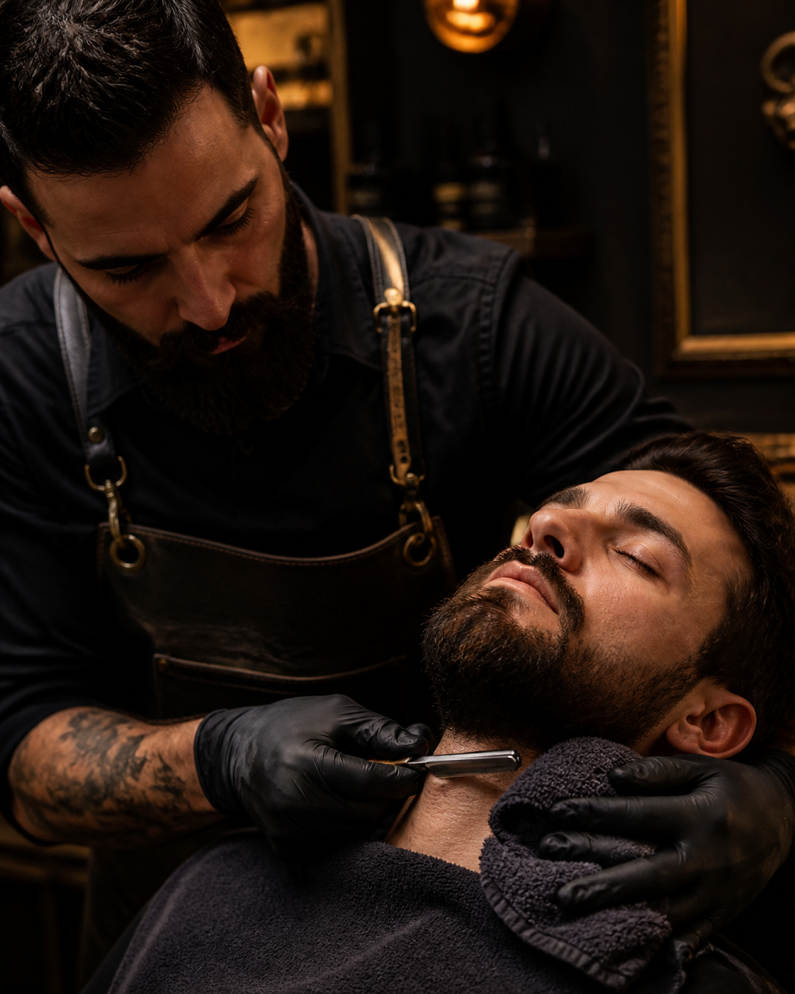 Modelagem profissional de barba
