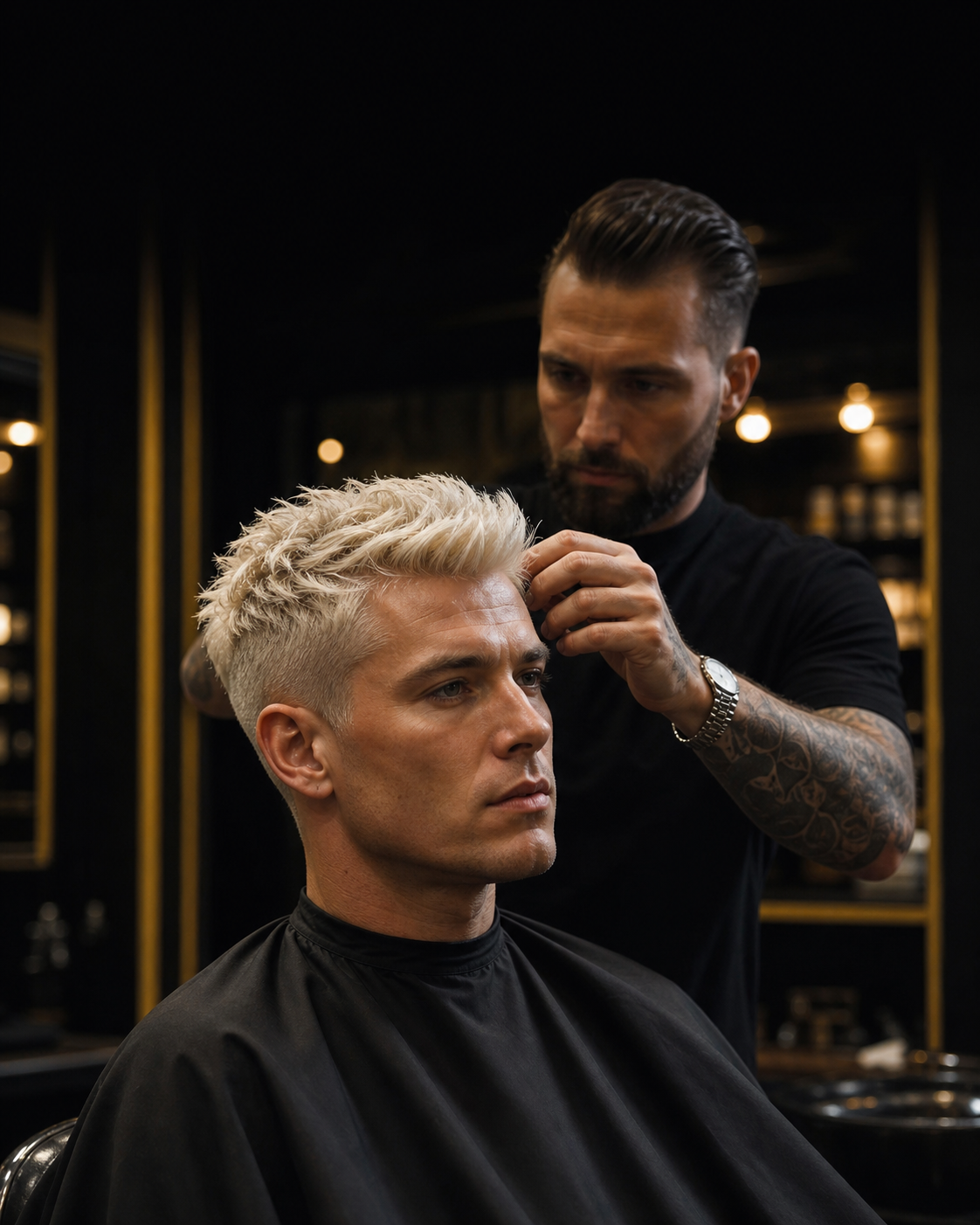 Platinado masculino